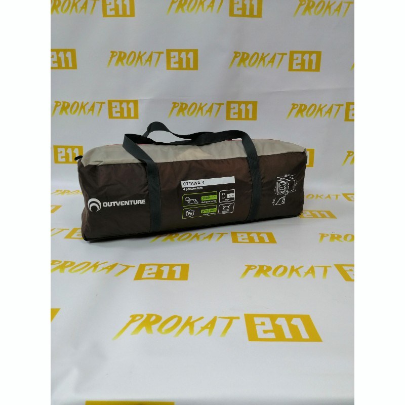Палатка кемпинговая 4 места Outventure Ottawa 4  15000-7000-1500